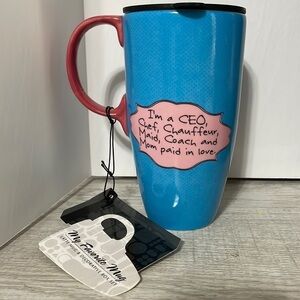 19 oz Latte Coffee Cup for Working Moms